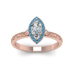 Load image into Gallery viewer, hand-engraved-marquise-cut-halo-diamond-engagement-ring-with-blue-topaz-in-rose-gold-FD8588MQRGICBLTOANGLE5-NL-RG_da7f1ce6-a0ae-4534-b33a-df6ef0d0e5d6?v=1757588520
