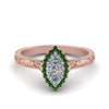 Load image into Gallery viewer, hand-engraved-marquise-cut-halo-diamond-engagement-ring-with-emerald-in-rose-gold-FD8588MQRGEMGR-NL-RG_6f4f5adb-51f2-41dd-990d-f7148e50f77f?v=1757588519