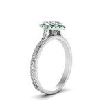 Load image into Gallery viewer, hand-engraved-marquise-cut-halo-diamond-engagement-ring-with-emerald-in-white-gold-FD8588MQRGEMGRANGLE2-NL-WG_c375c65e-112c-49fc-977c-233ae22fac9d?v=1757588519
