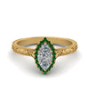 Load image into Gallery viewer, hand-engraved-marquise-cut-halo-diamond-engagement-ring-with-emerald-in-yellow-gold-FD8588MQRGEMGR-NL-YG_37cf10be-7f43-4b30-9834-3b48a8cf8619?v=1757588520