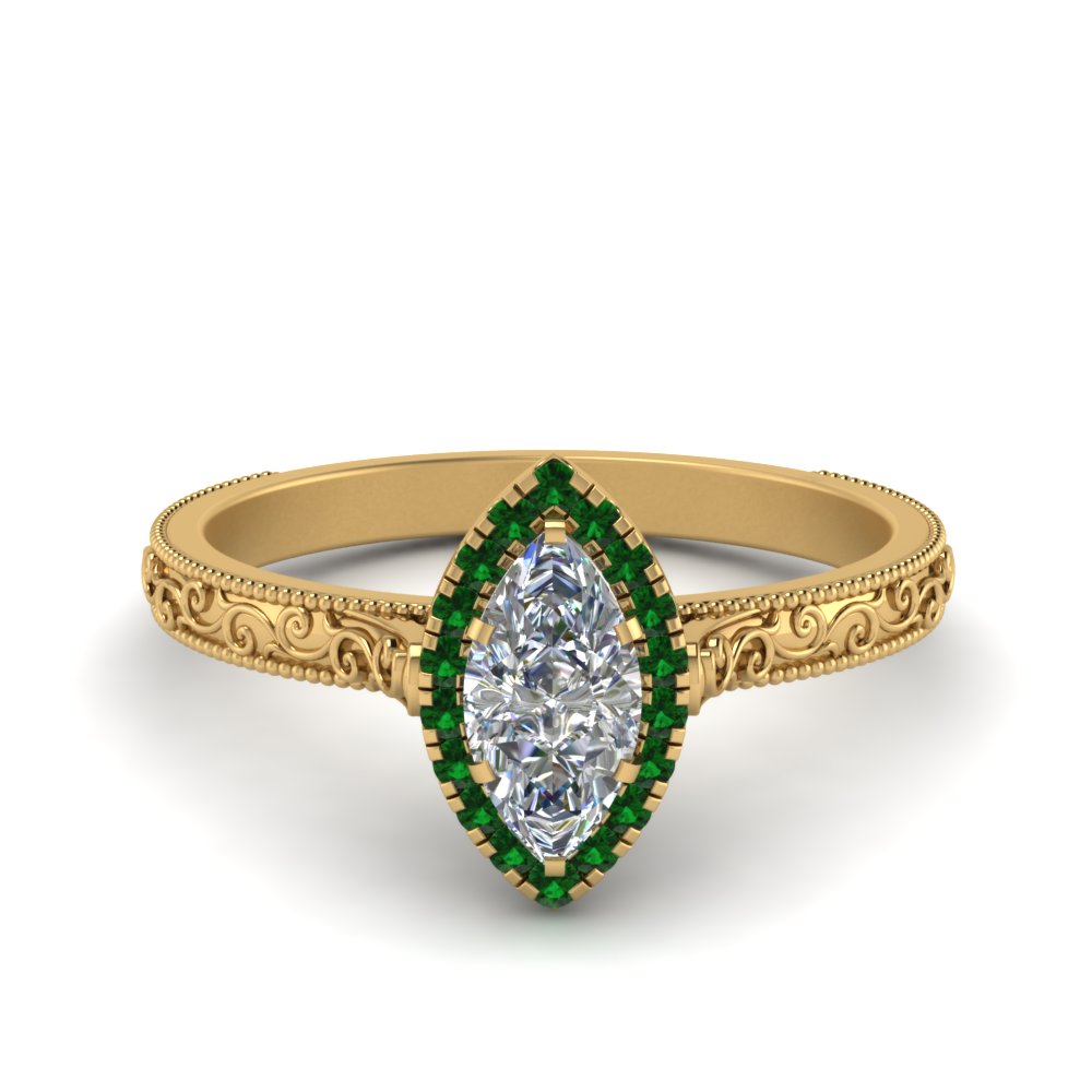 hand-engraved-marquise-cut-halo-diamond-engagement-ring-with-emerald-in-yellow-gold-FD8588MQRGEMGR-NL-YG_37cf10be-7f43-4b30-9834-3b48a8cf8619?v=1757588520