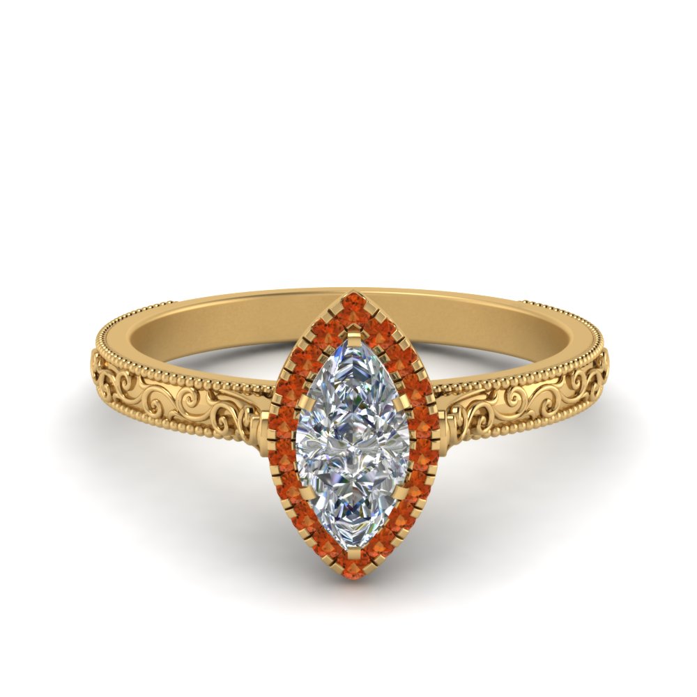 hand-engraved-marquise-cut-halo-diamond-engagement-ring-with-orange-sapphire-in-yellow-gold-FD8588MQRGSAOR-NL-YG_30896f10-c0e0-4781-a712-0e1cc337e1f8?v=1757588520