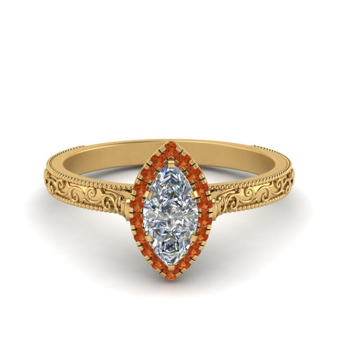 hand-engraved-marquise-cut-halo-diamond-engagement-ring-with-orange-sapphire-in-yellow-gold-FD8588MQRGSAOR-NL-YG?v=1757588367