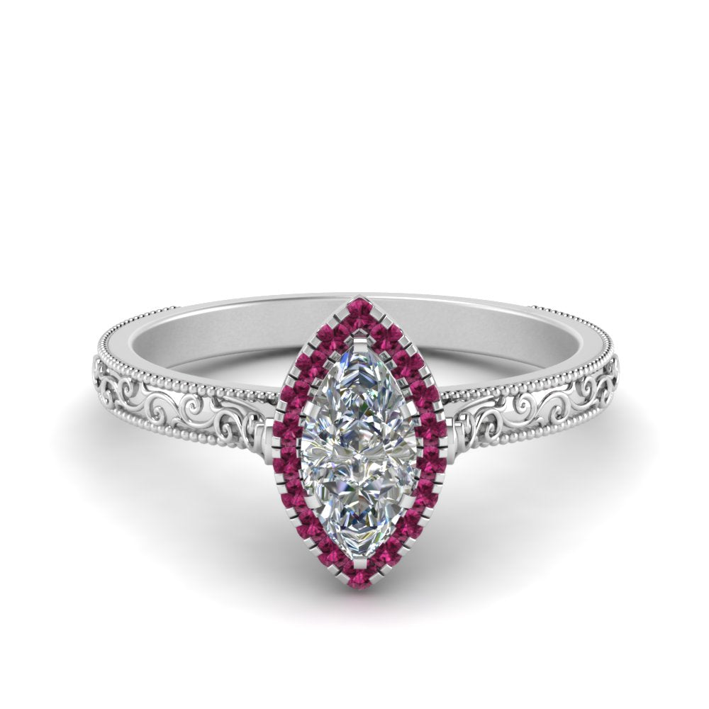hand-engraved-marquise-cut-halo-diamond-engagement-ring-with-pink-sapphire-in-white-gold-FD8588MQRGSADRPI-NL-WG_eb752868-f69f-4154-9332-59bc2c78c7a6?v=1757588521