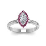 Load image into Gallery viewer, hand-engraved-marquise-cut-halo-diamond-engagement-ring-with-pink-sapphire-in-white-gold-FD8588MQRGSADRPIANGLE5-NL-WG_e484245d-75ba-4120-be5a-968dc82af297?v=1757588520
