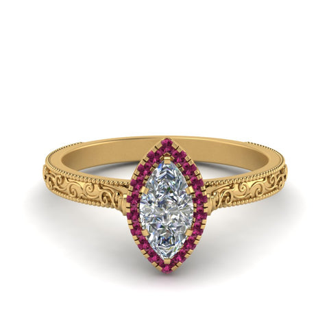 hand-engraved-marquise-cut-halo-diamond-engagement-ring-with-pink-sapphire-in-yellow-gold-FD8588MQRGSADRPI-NL-YG?v=1757588366