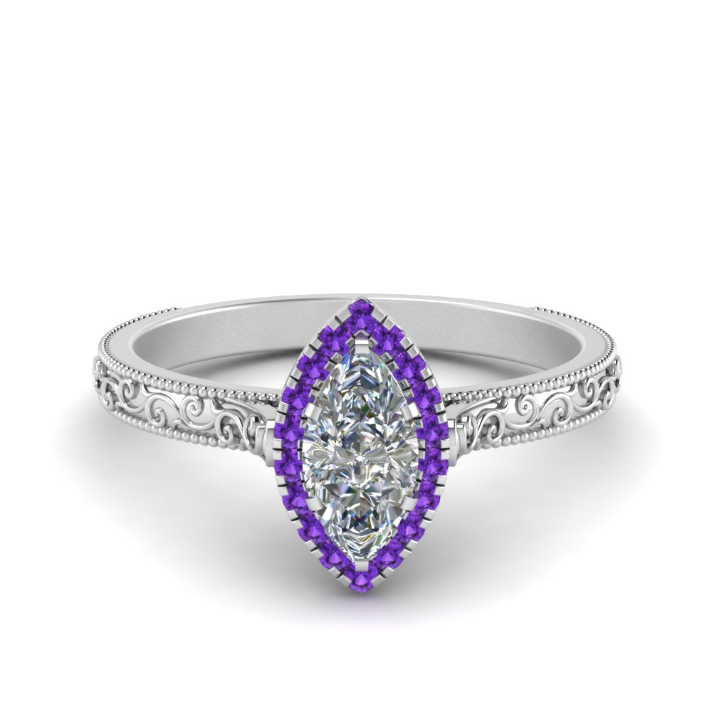 hand-engraved-marquise-cut-halo-diamond-engagement-ring-with-purple-topaz-in-white-gold-FD8588MQRGVITO-NL-WG_ae4cd315-9018-4b75-b057-6821a54cae4d?v=1757588520