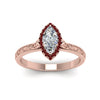 Load image into Gallery viewer, hand-engraved-marquise-cut-halo-diamond-engagement-ring-with-ruby-in-rose-gold-FD8588MQRGRUDRANGLE5-NL-RG_5231e471-35c3-48ae-836f-658bad1f75e3?v=1757588519