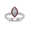 Load image into Gallery viewer, hand-engraved-marquise-cut-halo-diamond-engagement-ring-with-ruby-in-white-gold-FD8588MQRGRUDRANGLE5-NL-WG_b451c9ec-3c94-4b2b-851d-c2e05f8f10df?v=1757588520