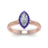 Load image into Gallery viewer, hand-engraved-marquise-cut-halo-diamond-engagement-ring-with-sapphire-in-rose-gold-FD8588MQRGSABLANGLE5-NL-RG_ddf3168f-7121-4d90-b8fd-309d514e5ae9?v=1757588520