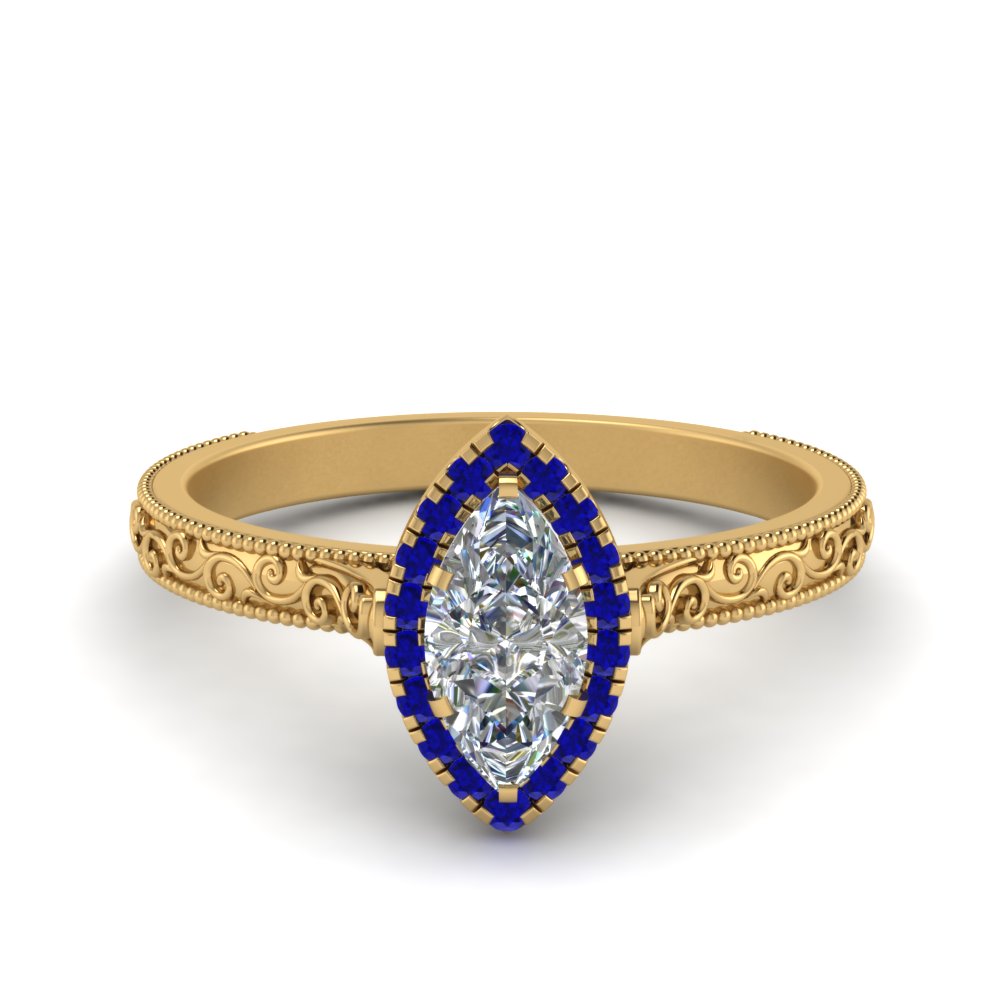 hand-engraved-marquise-cut-halo-diamond-engagement-ring-with-sapphire-in-yellow-gold-FD8588MQRGSABL-NL-YG_f196c70a-bd90-4301-8c93-619a19a64508?v=1757588520