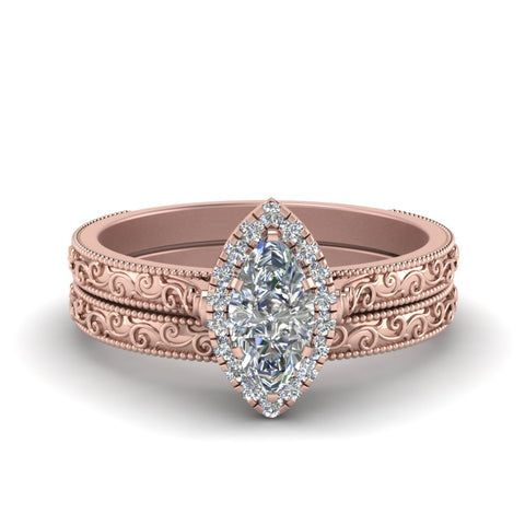 hand-engraved-marquise-cut-halo-diamond-wedding-ring-set-in-rose-gold-FD8588MQ-NL-RG?v=1757665203