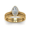 Load image into Gallery viewer, hand-engraved-marquise-cut-halo-diamond-wedding-ring-set-in-yellow-gold-FD8588MQANGLE5-NL-YG_63db3435-c6cb-4cd0-aafc-50994fed4249?v=1757665350