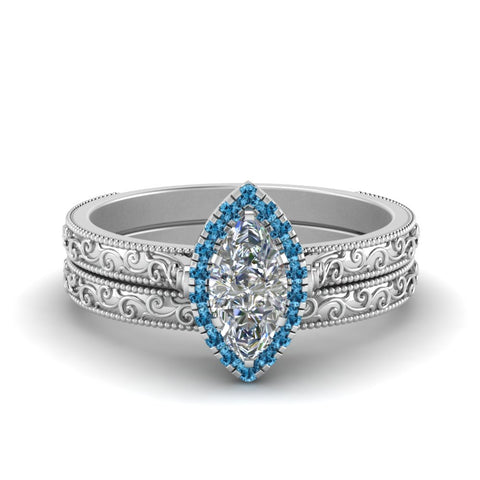 hand-engraved-marquise-cut-halo-diamond-wedding-ring-set-with-blue-topaz-in-white-gold-FD8588MQGICBLTO-NL-WG?v=1757665204
