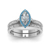 Load image into Gallery viewer, hand-engraved-marquise-cut-halo-diamond-wedding-ring-set-with-blue-topaz-in-white-gold-FD8588MQGICBLTOANGLE5-NL-WG_8ffd3d79-cfd2-4665-a3bb-6aa1eb04db0d?v=1757665350