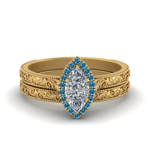 hand-engraved-marquise-cut-halo-diamond-wedding-ring-set-with-blue-topaz-in-yellow-gold-FD8588MQGICBLTO-NL-YG?v=1757665205