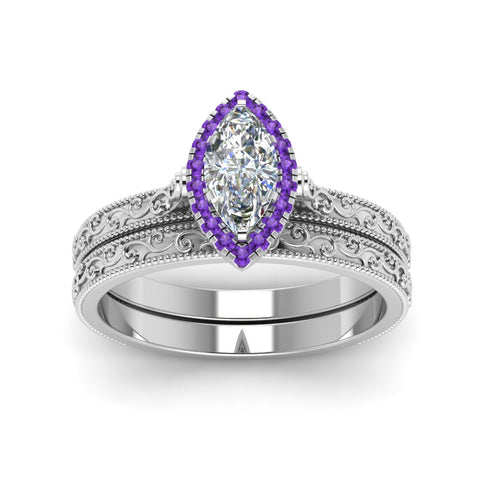 hand-engraved-marquise-cut-halo-diamond-wedding-ring-set-with-purple-topaz-in-white-gold-FD8588MQGVITOANGLE5-NL-WG_59ab461d-6335-47d8-9cd7-9de308f7a151?v=1757665350