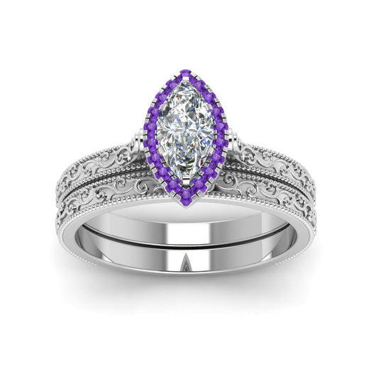 hand-engraved-marquise-cut-halo-diamond-wedding-ring-set-with-purple-topaz-in-white-gold-FD8588MQGVITOANGLE5-NL-WG_59ab461d-6335-47d8-9cd7-9de308f7a151?v=1757665350