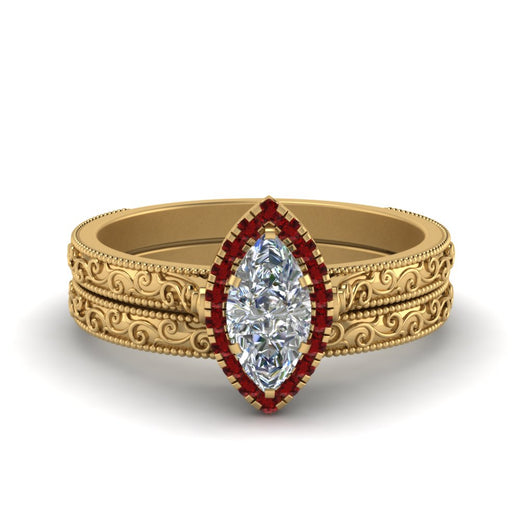 hand-engraved-marquise-cut-halo-diamond-wedding-ring-set-with-ruby-in-yellow-gold-FD8588MQGRUDR-NL-YG_3fd9a00d-23b1-46b5-897a-9e362075ffca?v=1757665350