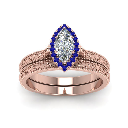 hand-engraved-marquise-cut-halo-diamond-wedding-ring-set-with-sapphire-in-rose-gold-FD8588MQGSABLANGLE5-NL-RG_c94ea64f-19b4-4983-86b0-2df2f1e08147?v=1757665349