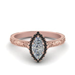 Load image into Gallery viewer, hand-engraved-marquise-cut-halo-engagement-ring-with-black-diamond-in-rose-gold-FD8588MQRGBLACK-NL-RG_f4ba8d62-6505-47ab-a8b7-e1761c727401?v=1757588520
