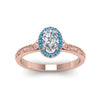 Load image into Gallery viewer, hand-engraved-oval-shaped-halo-diamond-engagement-ring-with-blue-topaz-in-rose-gold-FD8588OVRGICBLTOANGLE5-NL-RG_48815864-5b72-4232-9d48-9d37cfb23fb0?v=1757588531