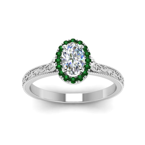 hand-engraved-oval-shaped-halo-diamond-engagement-ring-with-emerald-in-white-gold-FD8588OVRGEMGRANGLE5-NL-WG?v=1757588385