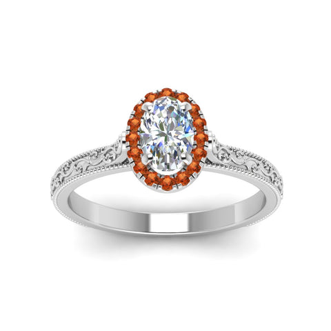 hand-engraved-oval-shaped-halo-diamond-engagement-ring-with-orange-sapphire-in-white-gold-FD8588OVRGSAORANGLE5-NL-WG?v=1757588385