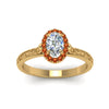 Load image into Gallery viewer, hand-engraved-oval-shaped-halo-diamond-engagement-ring-with-orange-sapphire-in-yellow-gold-FD8588OVRGSAORANGLE5-NL-YG_04477a84-8ab0-43a8-9651-571fbe6f0bbd?v=1757588531