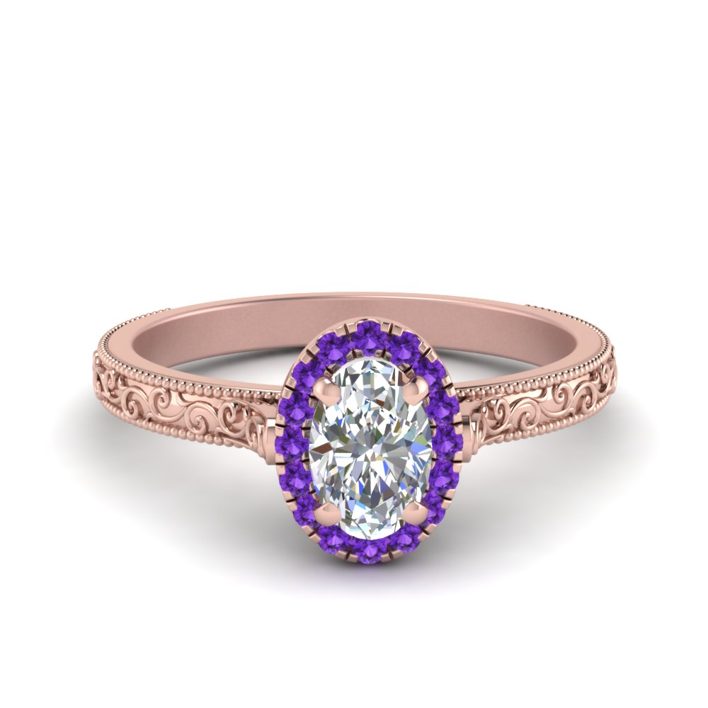 hand-engraved-oval-shaped-halo-diamond-engagement-ring-with-purple-topaz-in-rose-gold-FD8588OVRGVITO-NL-RG_45d063c2-911a-45a8-9ad0-c17db9bb7ecb?v=1757588532