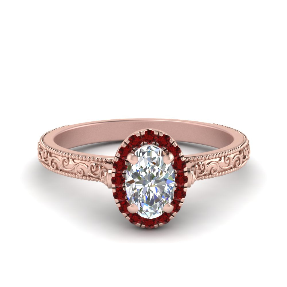 hand-engraved-oval-shaped-halo-diamond-engagement-ring-with-ruby-in-rose-gold-FD8588OVRGRUDR-NL-RG?v=1757588385