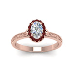 Load image into Gallery viewer, hand-engraved-oval-shaped-halo-diamond-engagement-ring-with-ruby-in-rose-gold-FD8588OVRGRUDRANGLE5-NL-RG_993ccf18-c1cc-438c-b21e-3719adc28ef3?v=1757588531
