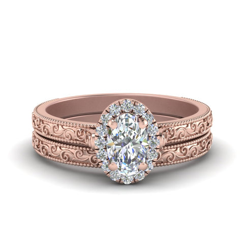 hand-engraved-oval-shaped-halo-diamond-wedding-ring-set-in-rose-gold-FD8588OV-NL-RG?v=1757665221