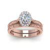 Load image into Gallery viewer, hand-engraved-oval-shaped-halo-diamond-wedding-ring-set-in-rose-gold-FD8588OVANGLE5-NL-RG_b58d90f1-b7b3-4f79-9d0f-84f5b98b98d1?v=1757665361