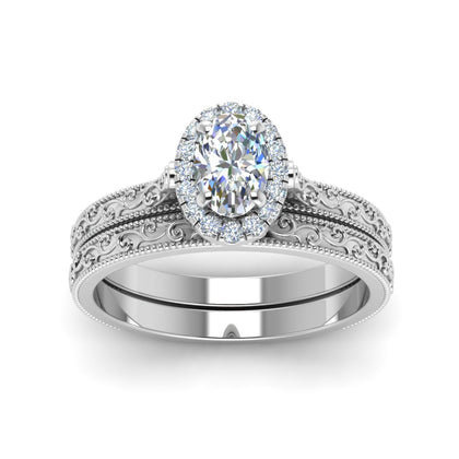 hand-engraved-oval-shaped-halo-diamond-wedding-ring-set-in-white-gold-FD8588OVANGLE5-NL-WG?v=1757665222
