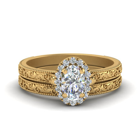 hand-engraved-oval-shaped-halo-diamond-wedding-ring-set-in-yellow-gold-FD8588OV-NL-YG?v=1757665222