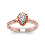 Load image into Gallery viewer, hand-engraved-pear-shaped-halo-diamond-engagement-ring-with-orange-sapphire-in-rose-gold-FD8588PERGSAORANGLE5-NL-RG_1d06b84b-0e1c-458a-b325-f04a1deba209?v=1757588543
