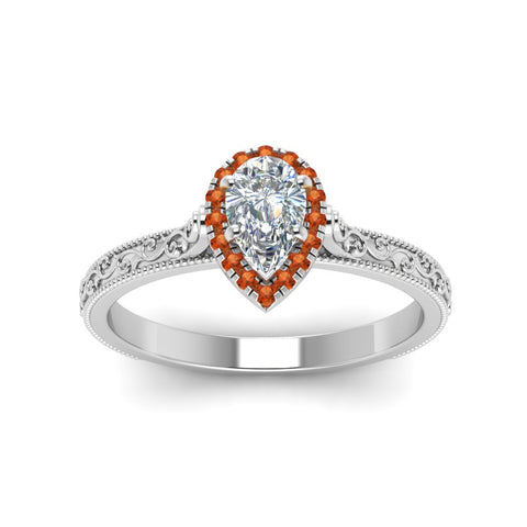 hand-engraved-pear-shaped-halo-diamond-engagement-ring-with-orange-sapphire-in-white-gold-FD8588PERGSAORANGLE5-NL-WG?v=1757588409