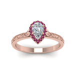 Load image into Gallery viewer, hand-engraved-pear-shaped-halo-diamond-engagement-ring-with-pink-sapphire-in-rose-gold-FD8588PERGSADRPIANGLE5-NL-RG_0474fdef-6251-4352-9258-54c780b3defa?v=1757588543
