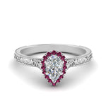Load image into Gallery viewer, hand-engraved-pear-shaped-halo-diamond-engagement-ring-with-pink-sapphire-in-white-gold-FD8588PERGSADRPI-NL-WG_dc7c14a1-d053-47ac-84ce-0a9b4ac58bba?v=1757588543
