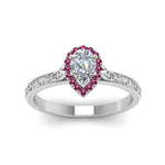Load image into Gallery viewer, hand-engraved-pear-shaped-halo-diamond-engagement-ring-with-pink-sapphire-in-white-gold-FD8588PERGSADRPIANGLE5-NL-WG_97b5e5a0-8f02-46dc-98f7-ed8da6270f08?v=1757588543
