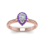 Load image into Gallery viewer, hand-engraved-pear-shaped-halo-diamond-engagement-ring-with-purple-topaz-in-rose-gold-FD8588PERGVITOANGLE5-NL-RG_4cd29e59-f06d-46f9-946a-e52034a19c03?v=1757588543
