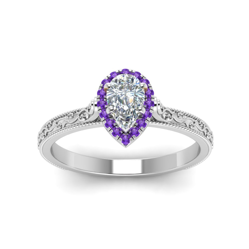 hand-engraved-pear-shaped-halo-diamond-engagement-ring-with-purple-topaz-in-white-gold-FD8588PERGVITOANGLE5-NL-WG_1520f477-5c9a-4a8f-b485-958aff308e65?v=1757588543