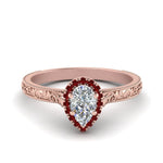 Load image into Gallery viewer, hand-engraved-pear-shaped-halo-diamond-engagement-ring-with-ruby-in-rose-gold-FD8588PERGRUDR-NL-RG_1602b8b4-d194-4391-a025-6718dd0de0f1?v=1757588543

