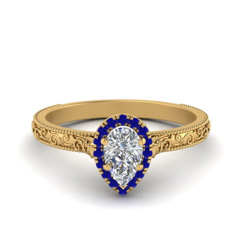 hand-engraved-pear-shaped-halo-diamond-engagement-ring-with-sapphire-in-yellow-gold-FD8588PERGSABL-NL-YG?v=1757588410