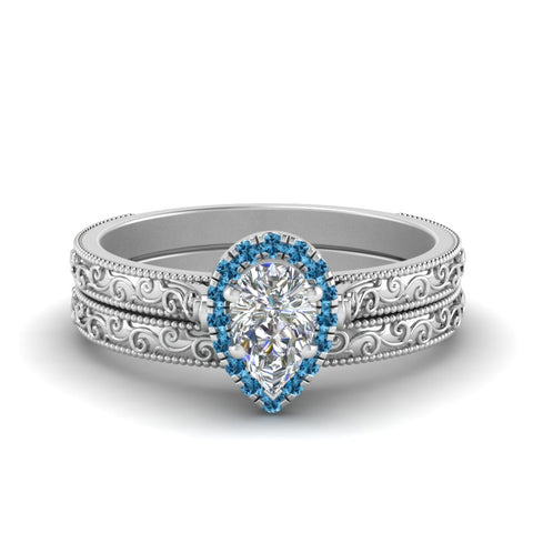 hand-engraved-pear-shaped-halo-diamond-wedding-ring-set-with-blue-topaz-in-white-gold-FD8588PEGICBLTO-NL-WG_65fec27d-99cb-48f1-bd7d-17c16ba33e05?v=1757665372