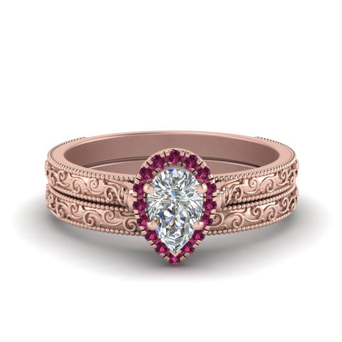 hand-engraved-pear-shaped-halo-diamond-wedding-ring-set-with-pink-sapphire-in-rose-gold-FD8588PEGSADRPI-NL-RG_376a2006-447d-4d81-9723-5bab9b4eade2?v=1757665372