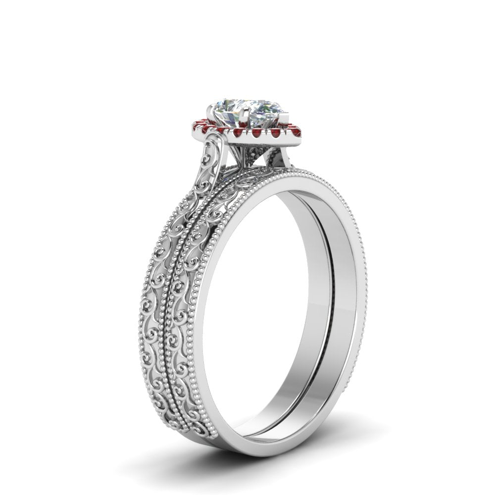 hand-engraved-pear-shaped-halo-diamond-wedding-ring-set-with-ruby-in-white-gold-FD8588PEGRUDRANGLE2-NL-WG?v=1757665240