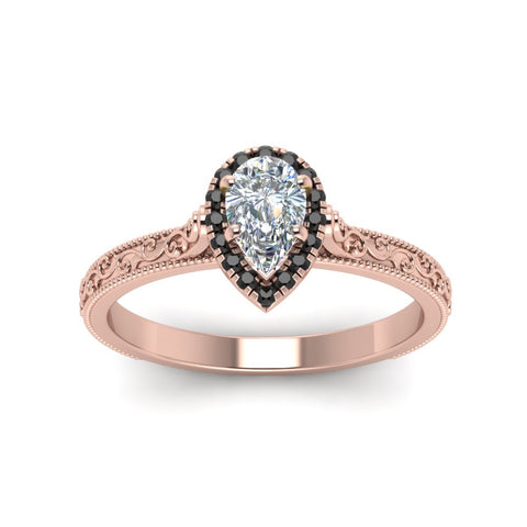hand-engraved-pear-shaped-halo-engagement-ring-with-black-diamond-in-rose-gold-FD8588PERGBLACKANGLE5-NL-RG?v=1757588407