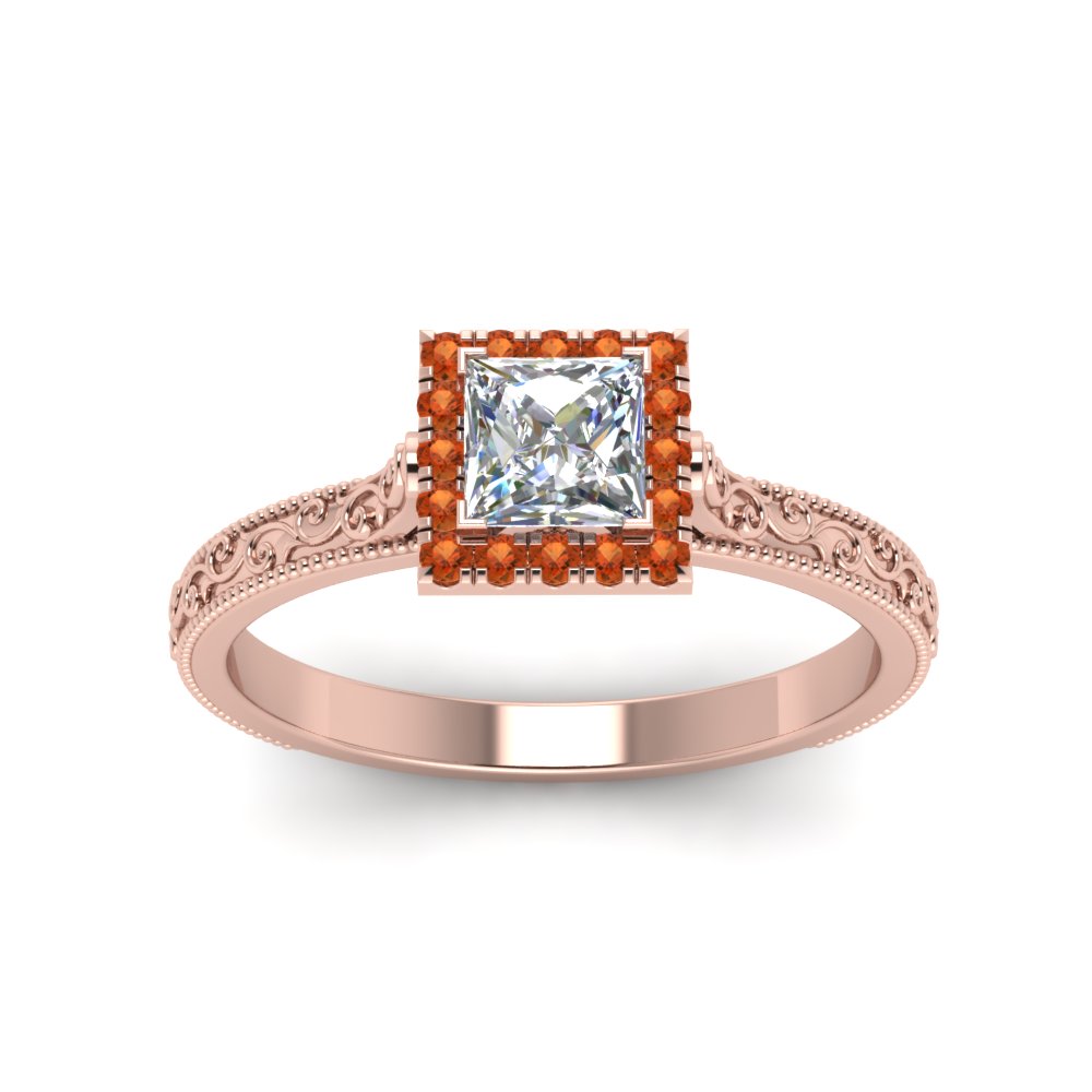hand-engraved-princess-cut-halo-diamond-engagement-ring-with-orange-sapphire-in-rose-gold-FD8588PRRGSAORANGLE5-NL-RG_30039eee-28b7-44d1-b4fa-162df7d61088?v=1757589506